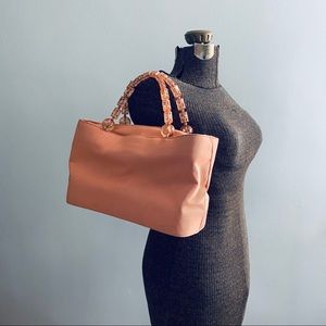 Lisetta Paoletti orange tote bag